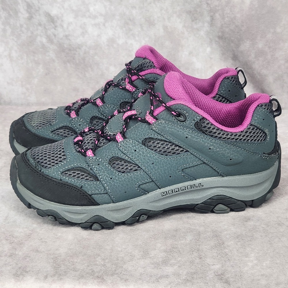 Merrell Moab Trail Low Hiking Sneaker Athletic Shoes Girls Size 4.5 MK165708